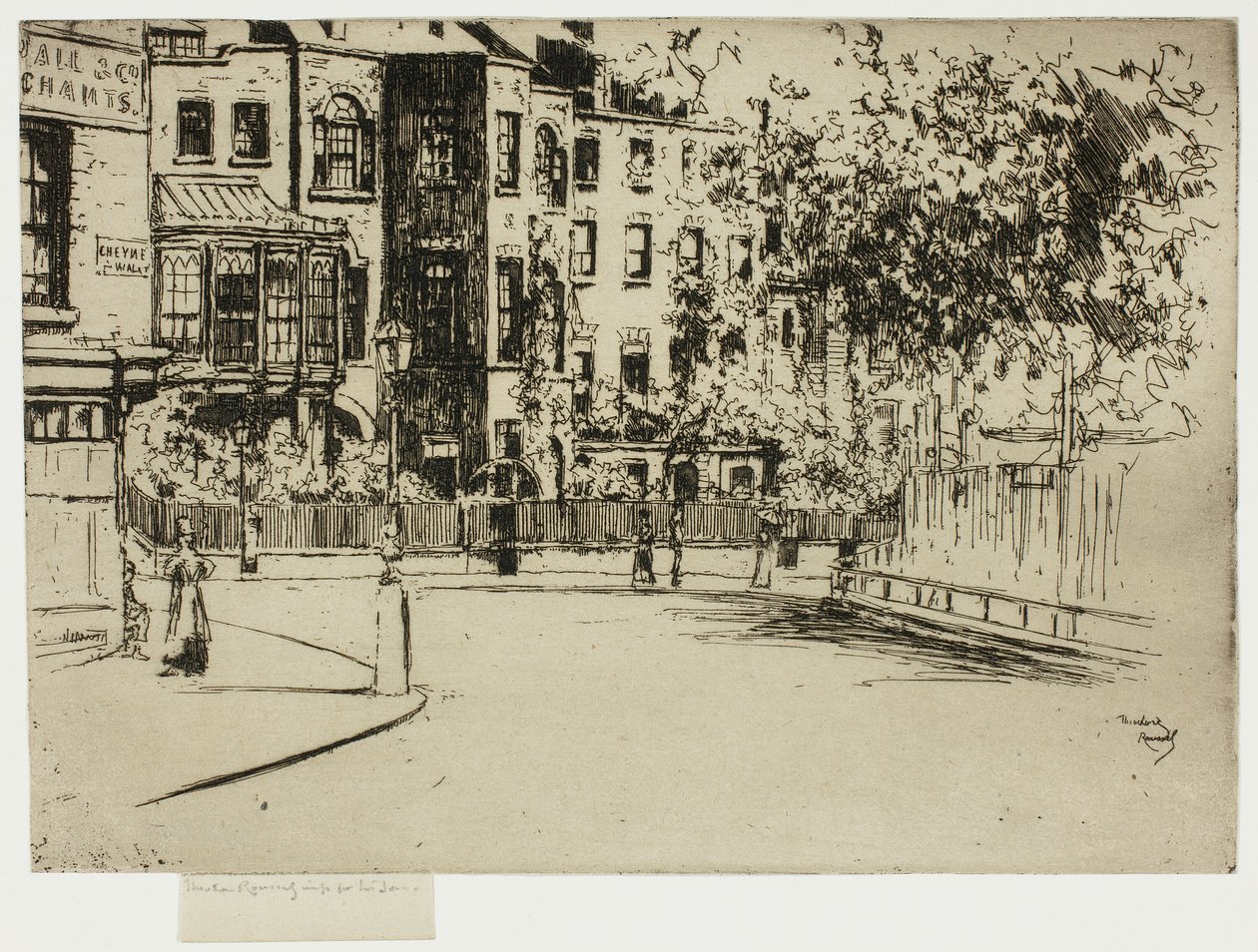 Roh Cheyne Walk, Chelsea od Theodore Roussel