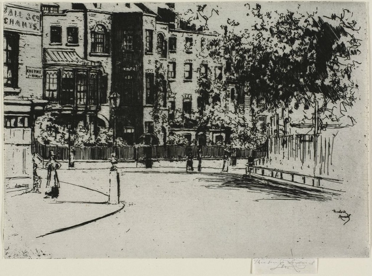 Roh Cheyne Walk, Chelsea od Theodore Roussel