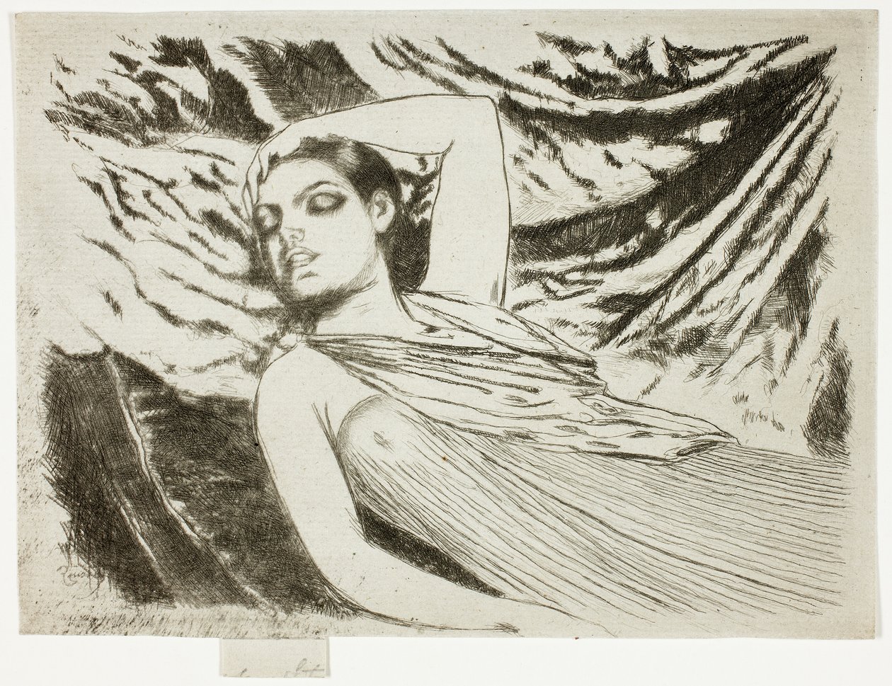 Spící model nebo Spící od Theodore Roussel