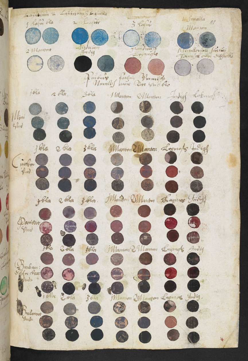 Stránka z Mayernského rukopisu (MS 2052 f.81r) od Theodore Turquet de Mayerne