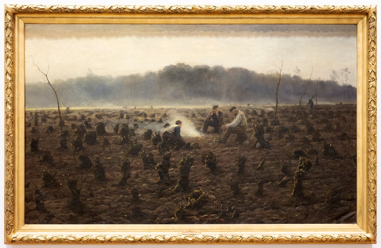 The Stumps (Les Souches) (olej na plátně) od Theodore Verstraete