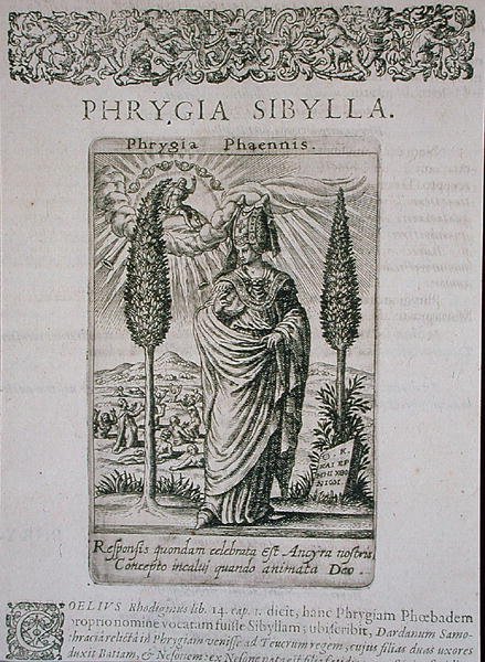 Frygická Sibyla, kopie ilustrace z 