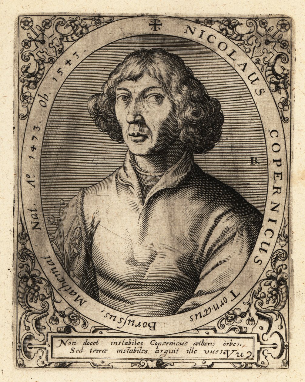 Mikuláš Koperník, renesanční polyhistor. od Theodore de Bry
