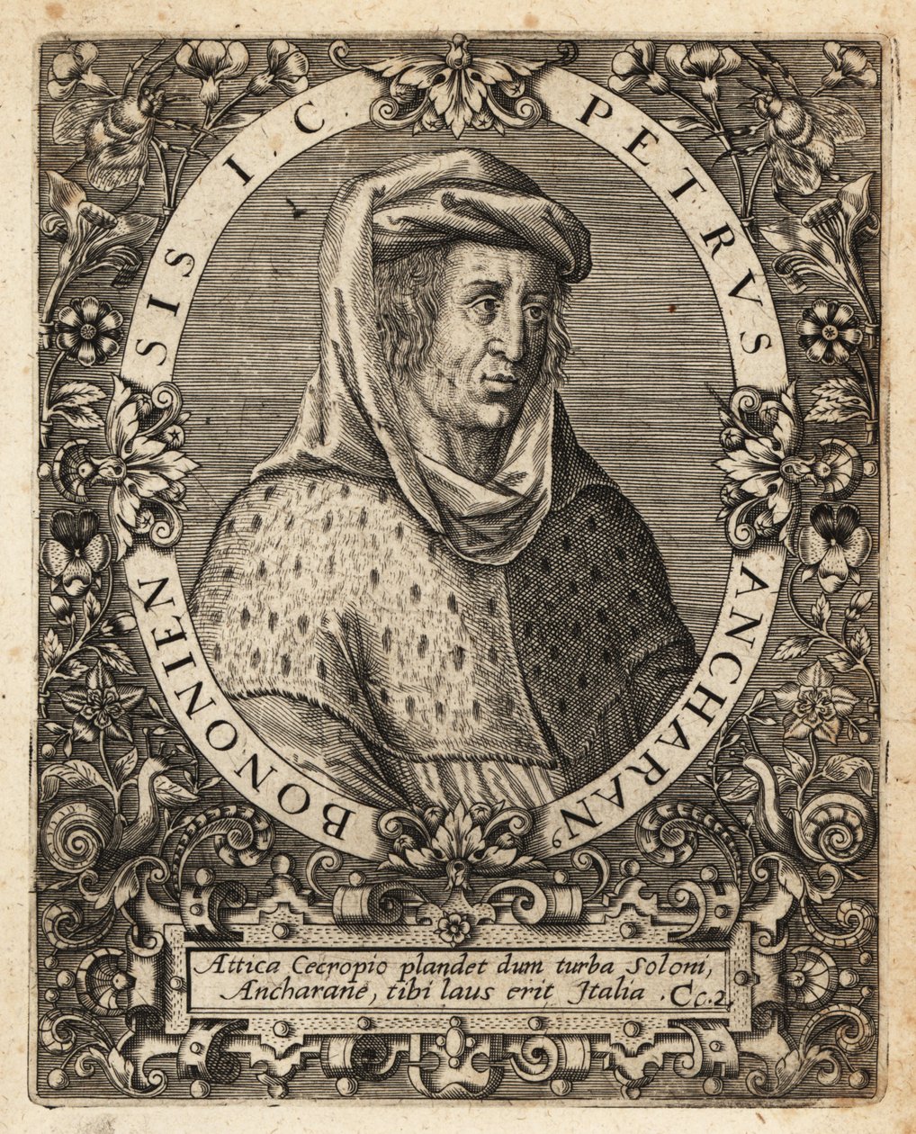 Petr z Ancarana, kolem 1333-1416, italský právník. od Theodore de Bry