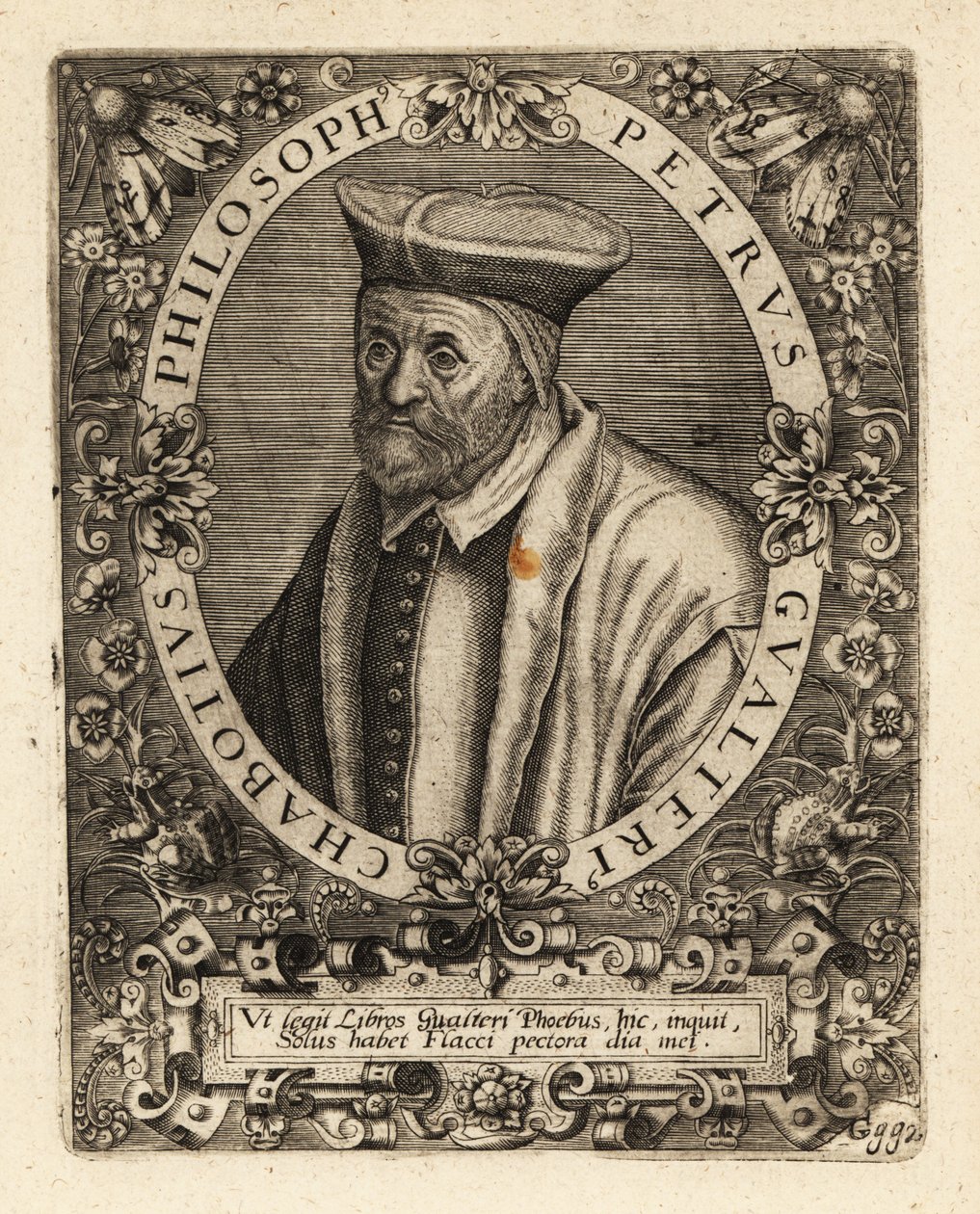 Pierre Gautier Chabot, francouzský humanistický spisovatel. od Theodore de Bry