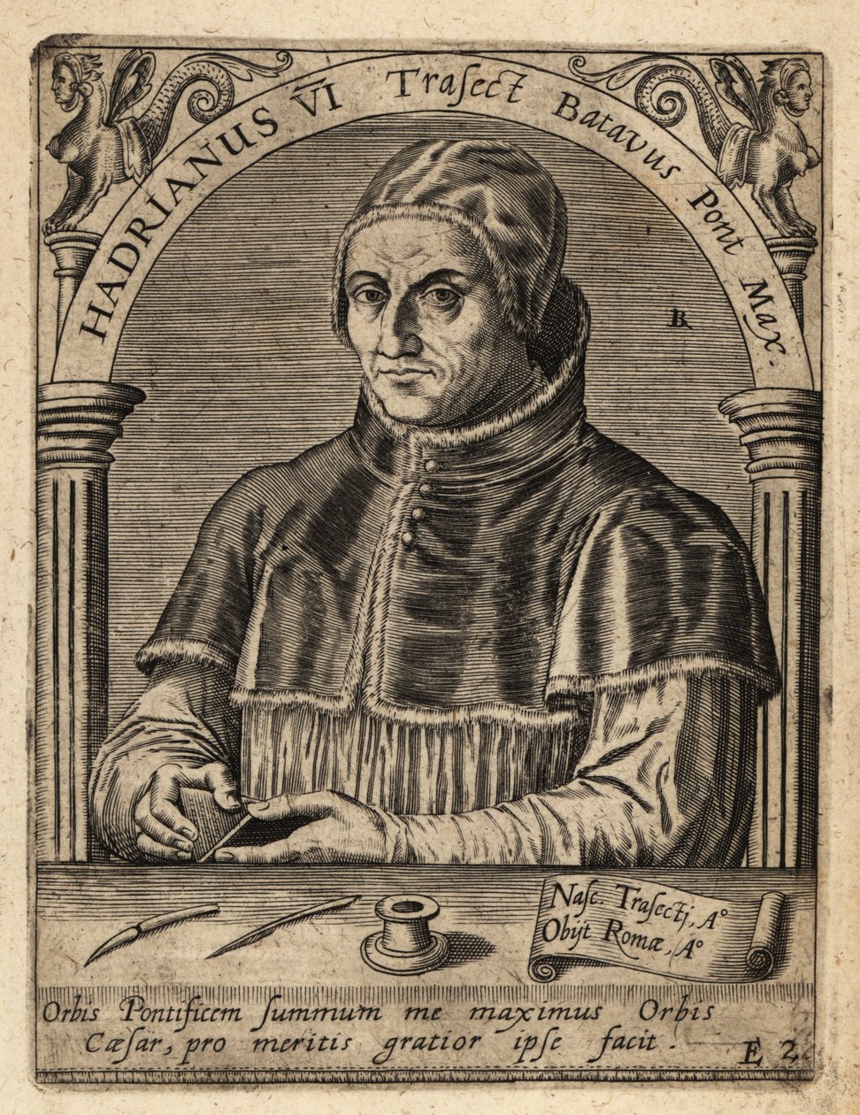 Papež Adrian VI od Theodore de Bry