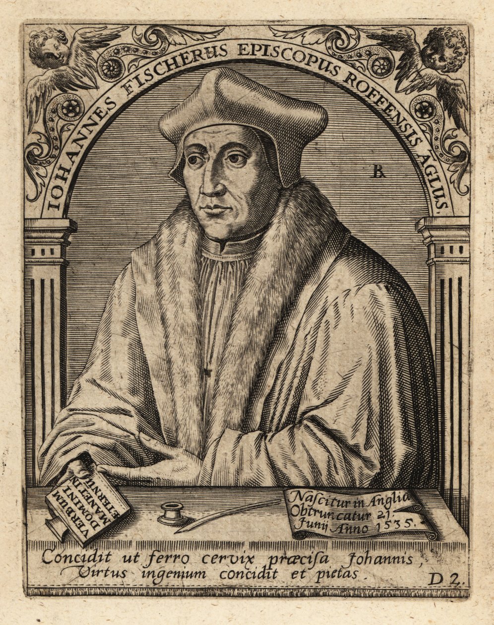 Svatý John Fisher od Theodore de Bry