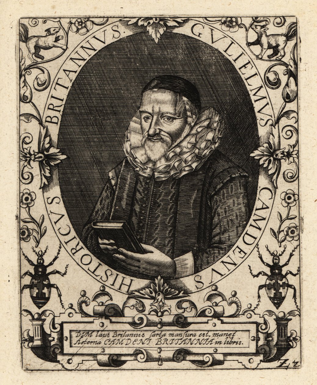 William Camden, anglický antikvariát. od Theodore de Bry