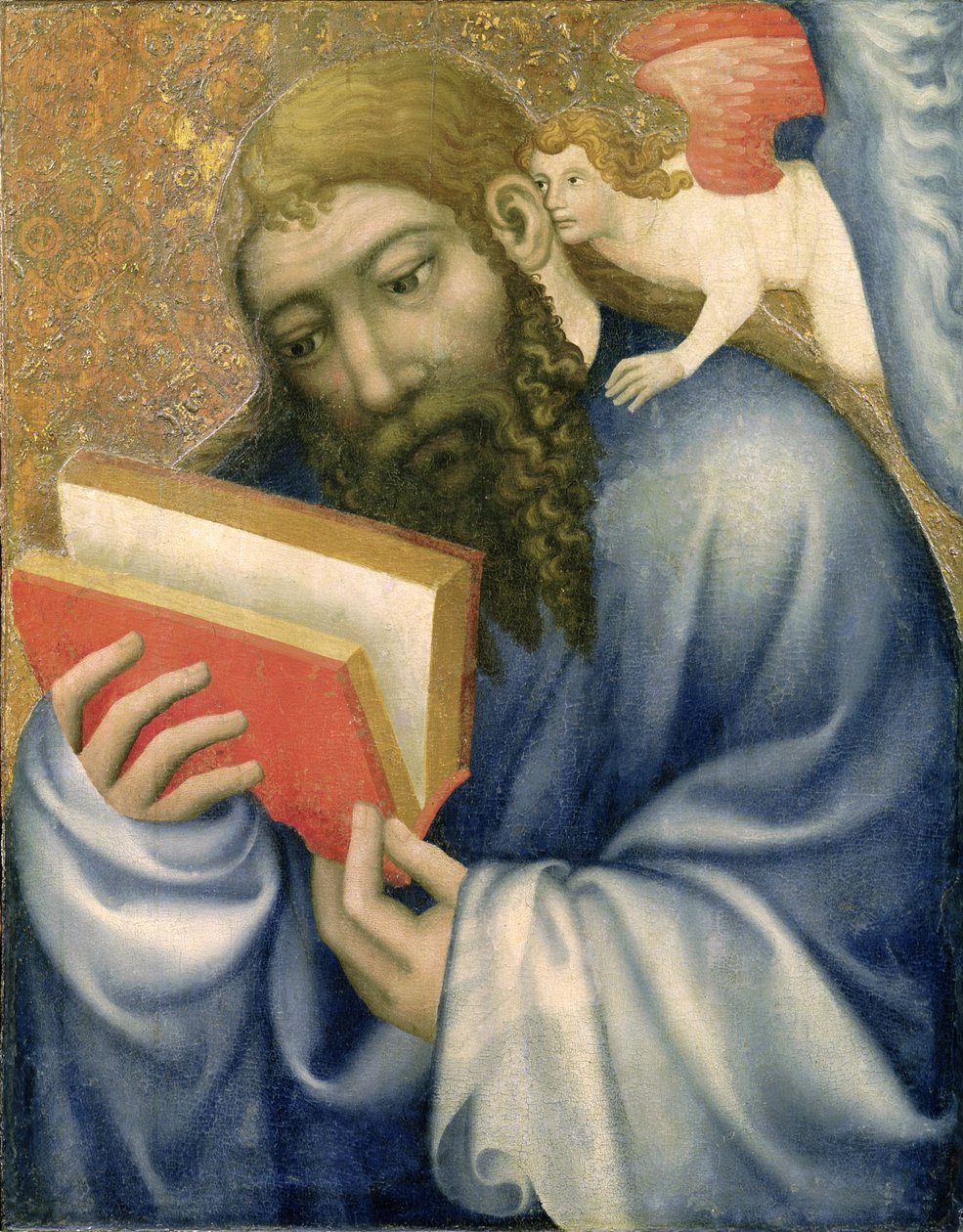 Sv. Matěj, z kaple hradu Karlštejn, kolem 1365 (tempera na panelu) od Theodoricus of Prague