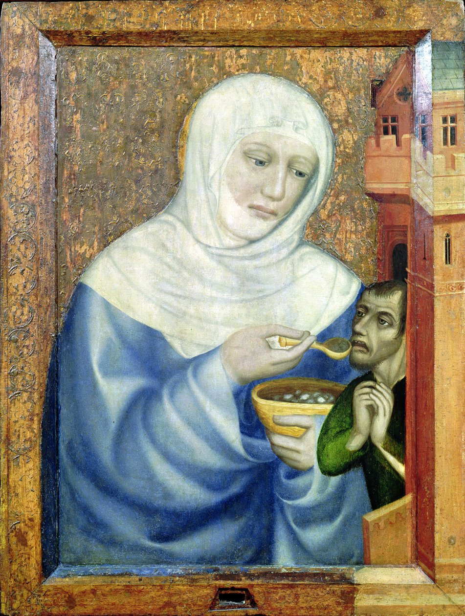 Svatá Alžběta Uherská (1207–31) od Theodoricus of Prague