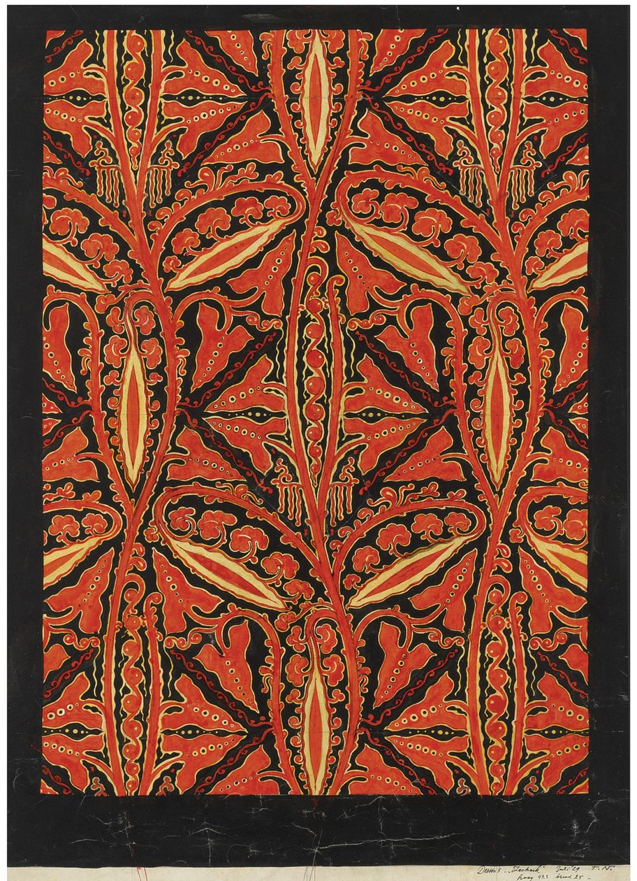 Design tapety od Theodorus (1866 1951) Nieuwenhuis