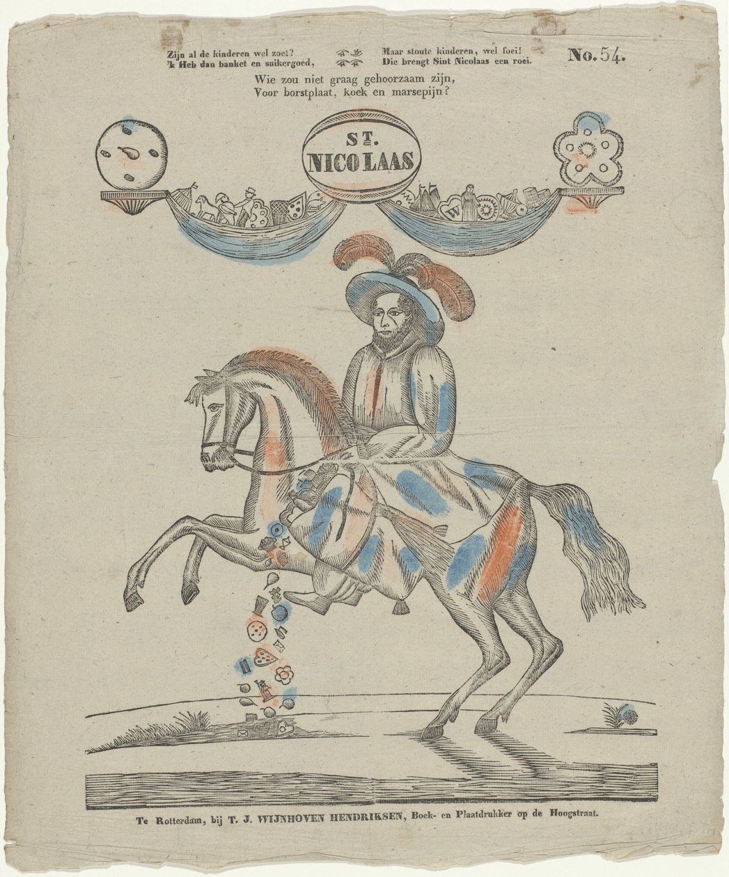 St. / Nicolaas (titul na předmětu) od Theodorus Johannes Wijnhoven Hendriksen