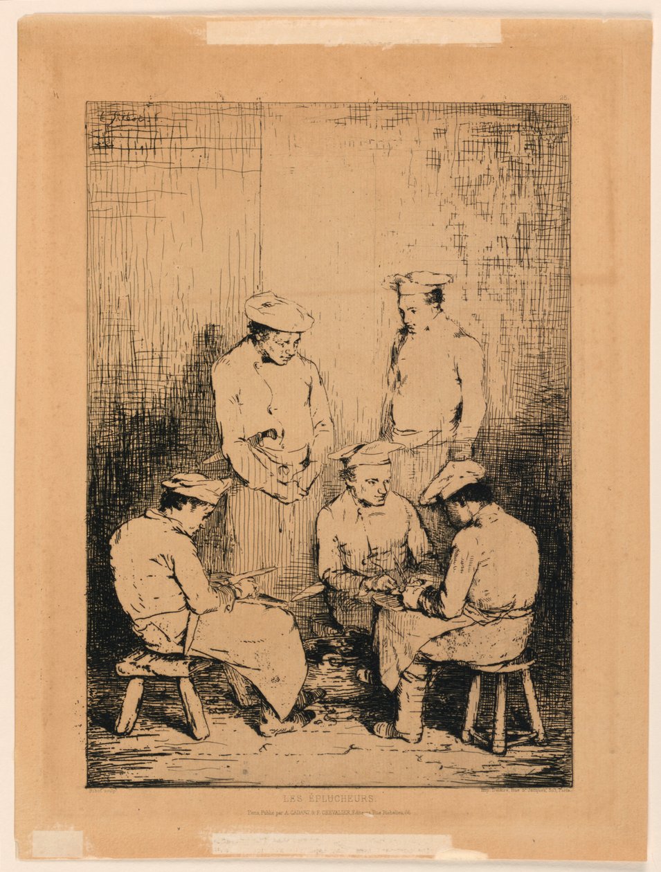 The Peelers od Theodule Ribot