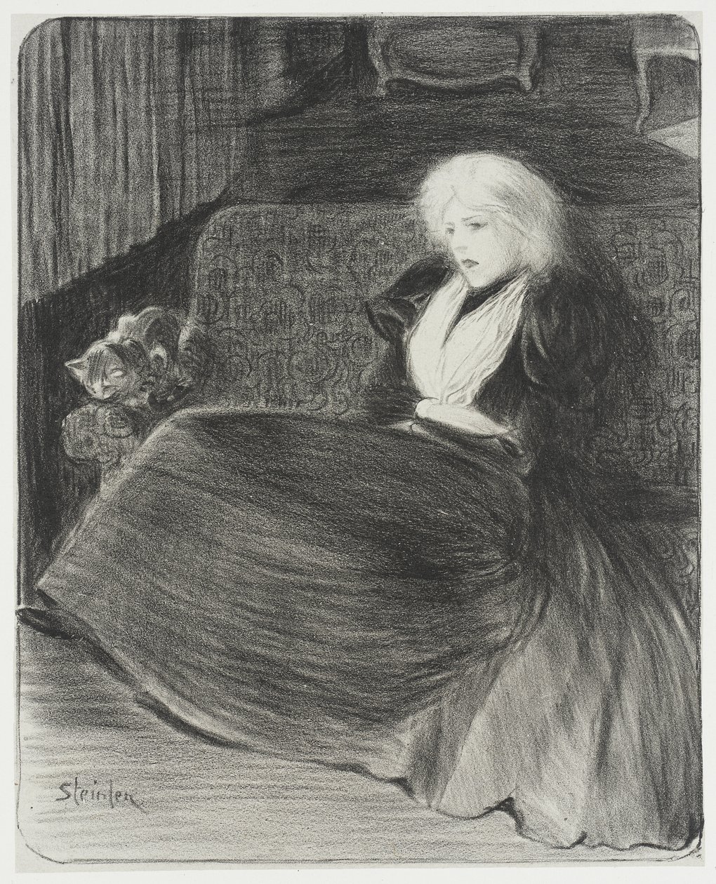 Křehká píseň od Théophile Alexandre Steinlen