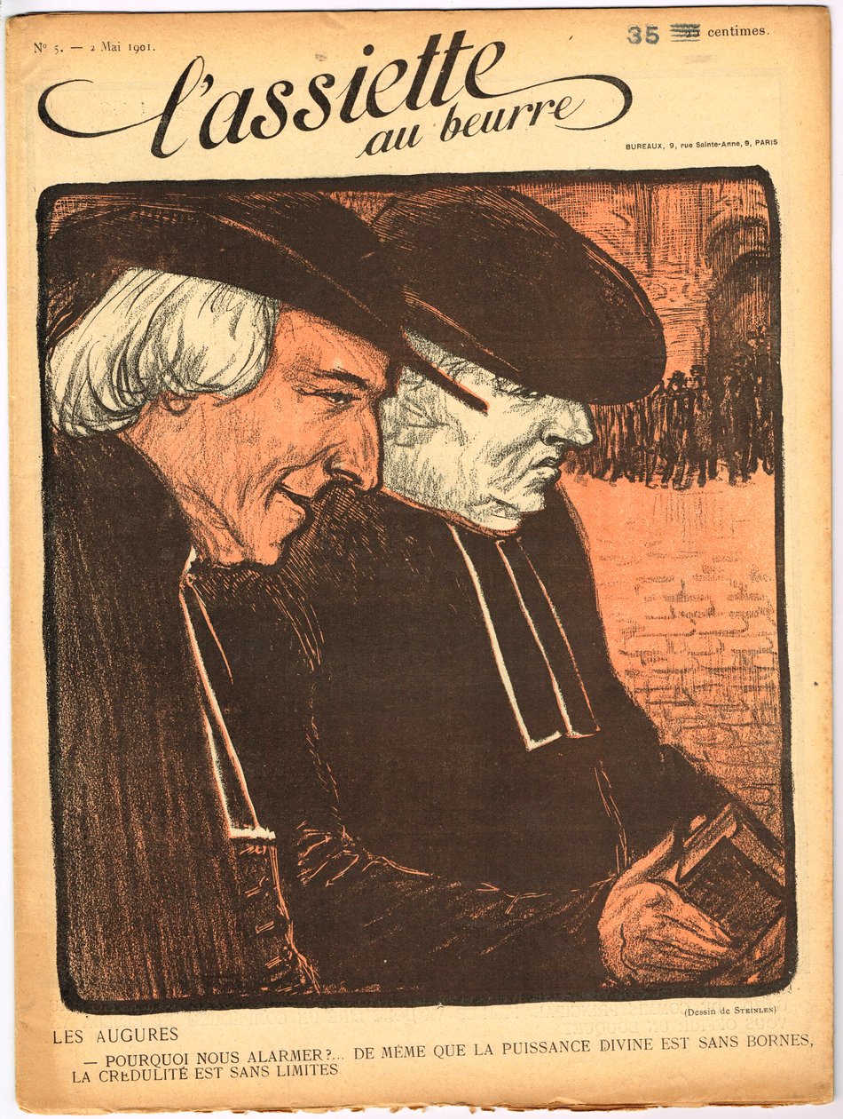Obálka “”The Butter Tale””, číslo 5, Satirique en Colors od Théophile Alexandre Steinlen
