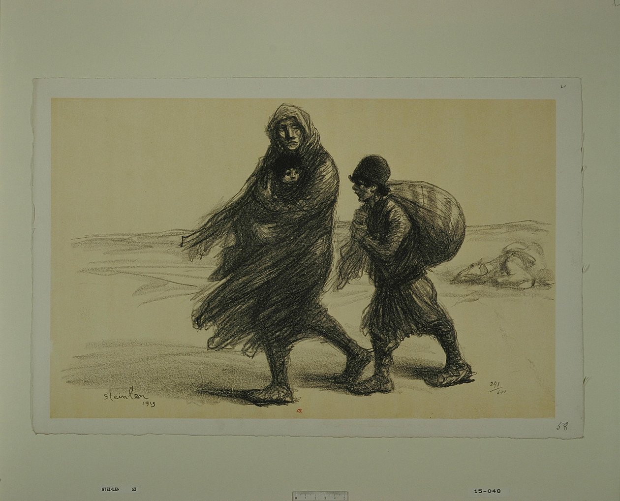 [Srbský exodus] od Théophile Alexandre Steinlen