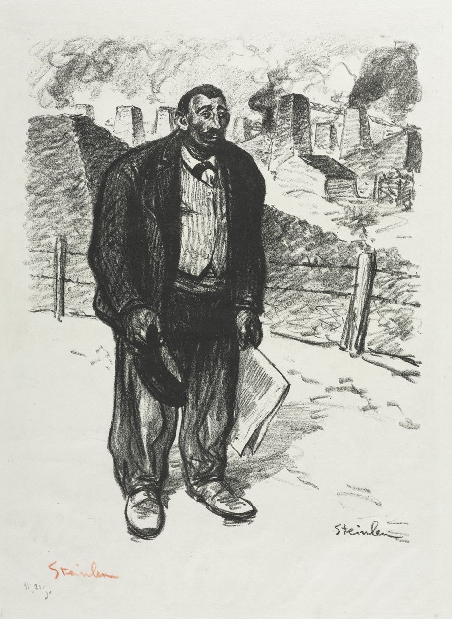 Poctivý pracovník od Théophile Alexandre Steinlen