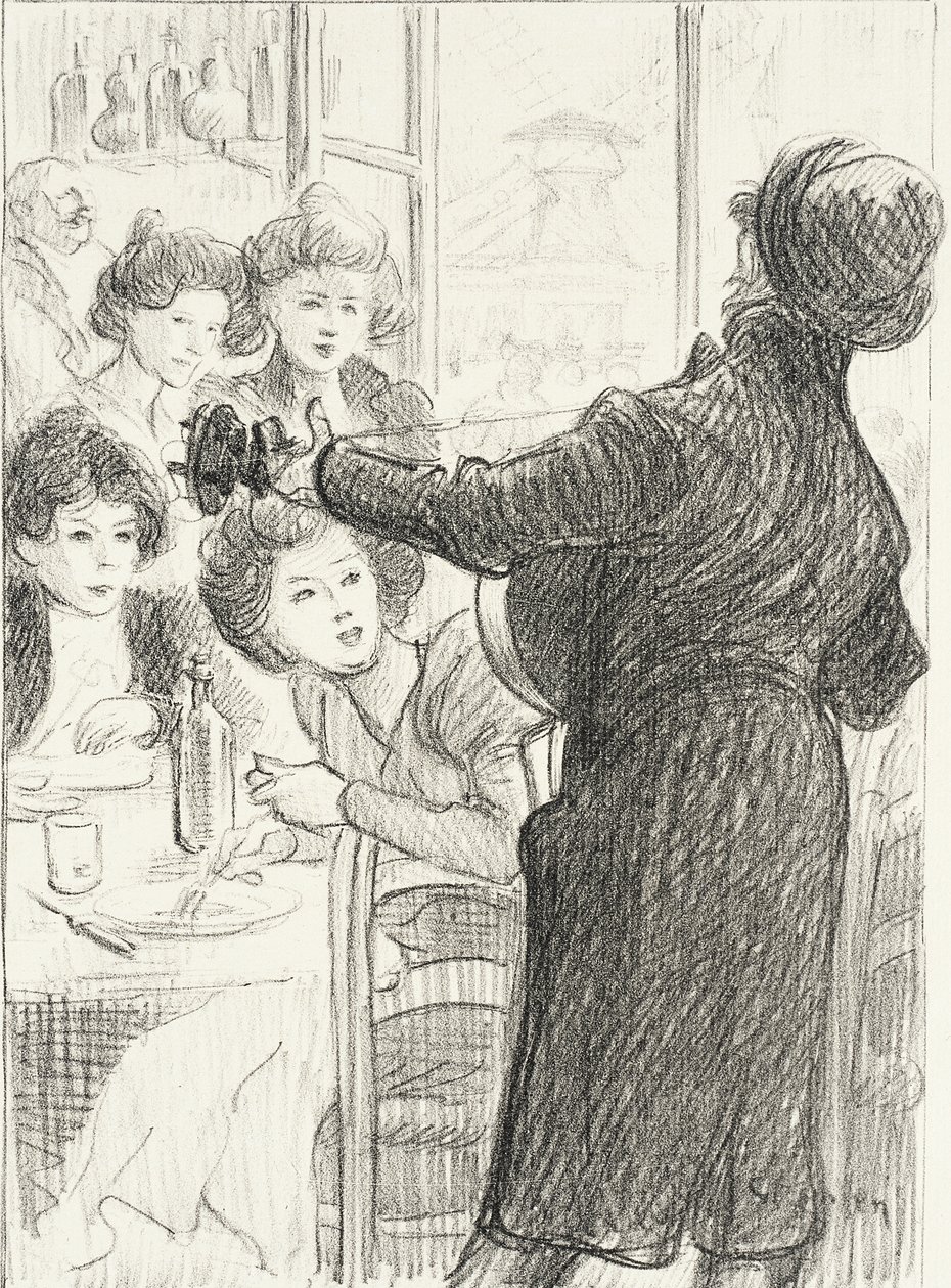 Zpěvák lesů od Théophile Alexandre Steinlen