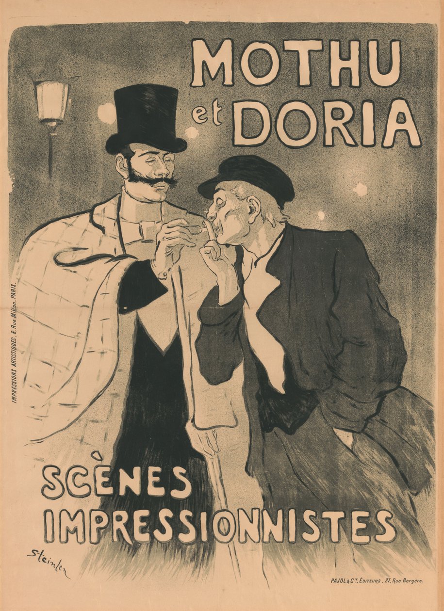 Mothu a Doria od Théophile Alexandre Steinlen