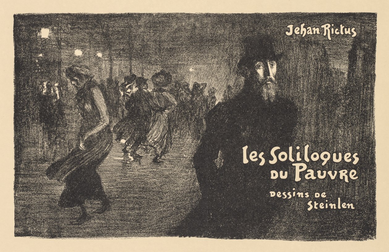 Paříž v noci od Théophile Alexandre Steinlen