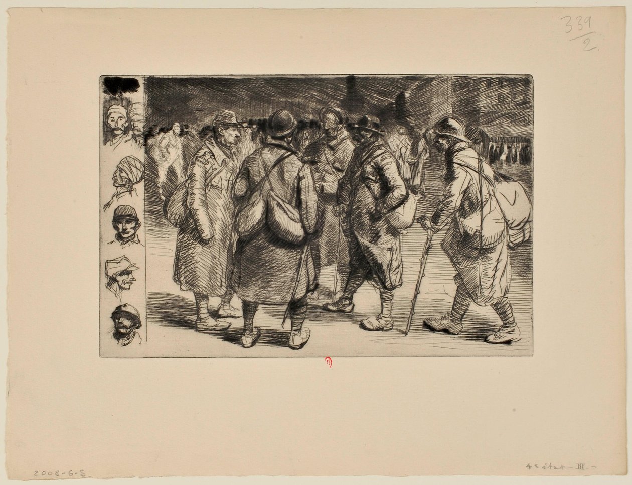 [Vojáci na dovolené, č. 1] od Théophile Alexandre Steinlen