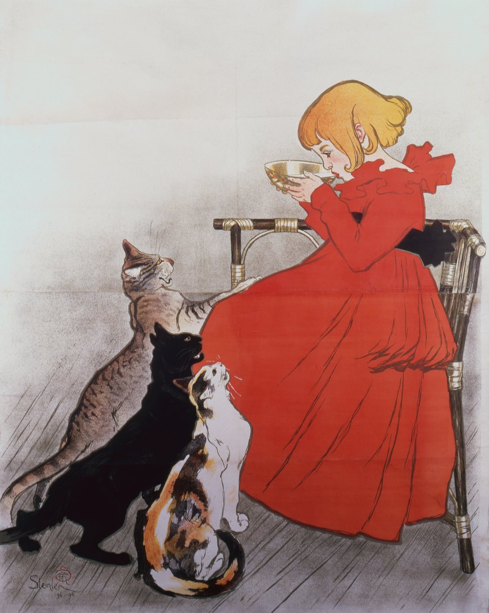 Čisté sterilizované mléko od La Vingeanne od Théophile Alexandre Steinlen