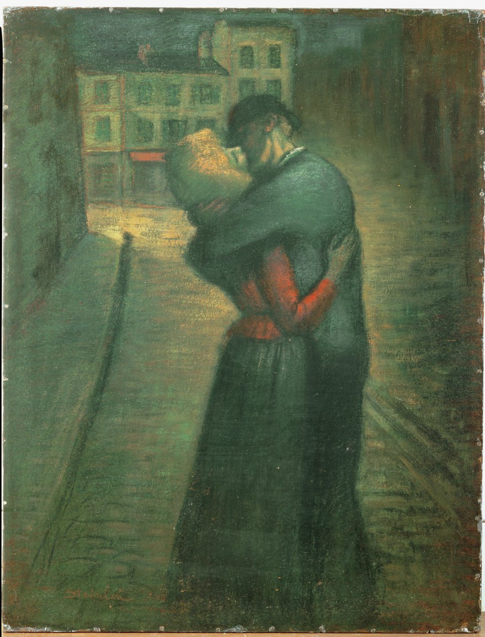 Večerní setkání (olej na plátně) od Theophile Alexandre Steinlen