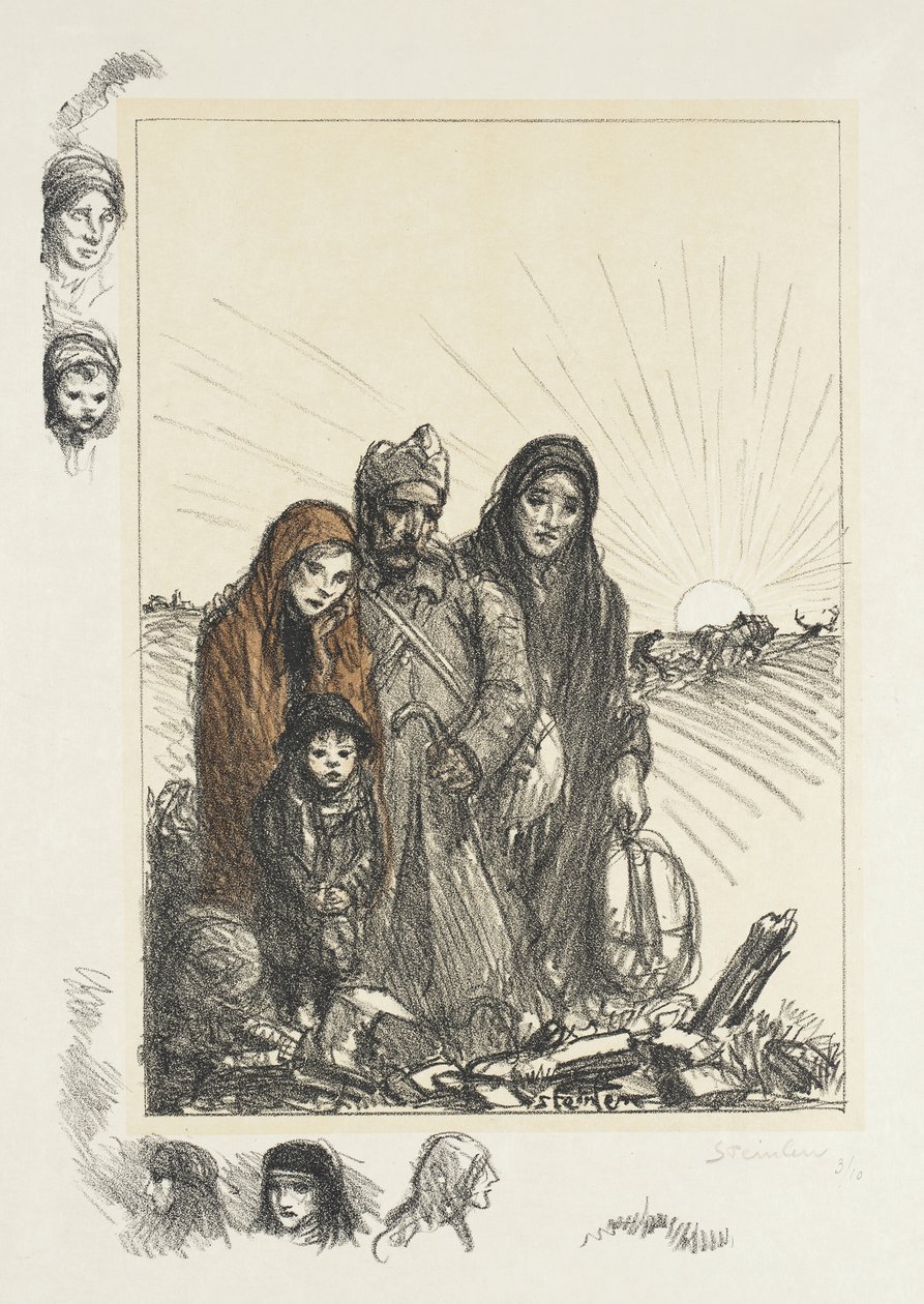 Návrat k domovu od Théophile Alexandre Steinlen