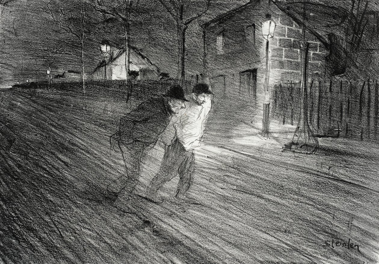 Ulice Caulaincourt od Théophile Alexandre Steinlen