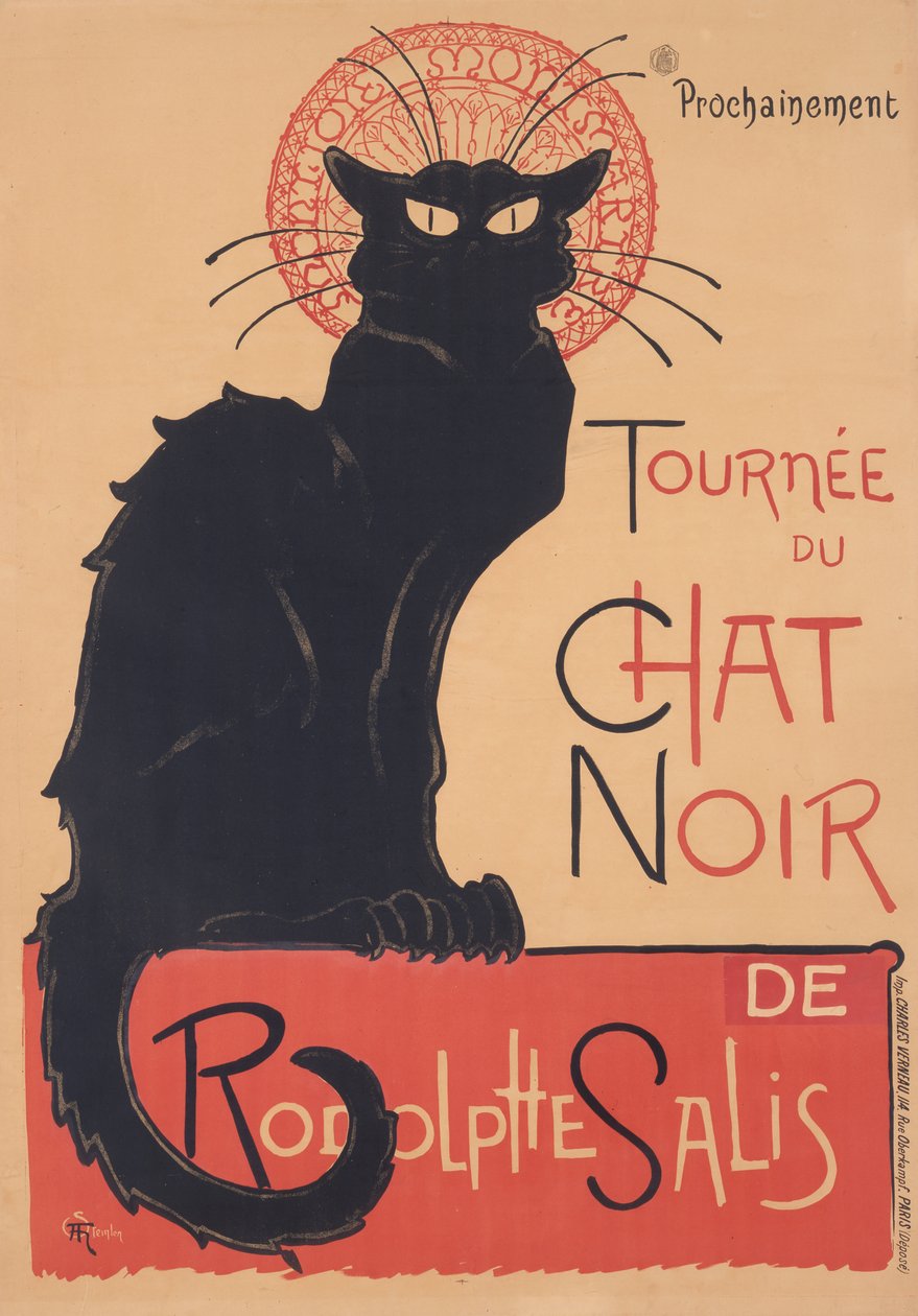 Turné Chat Noir od Théophile Alexandre Steinlen