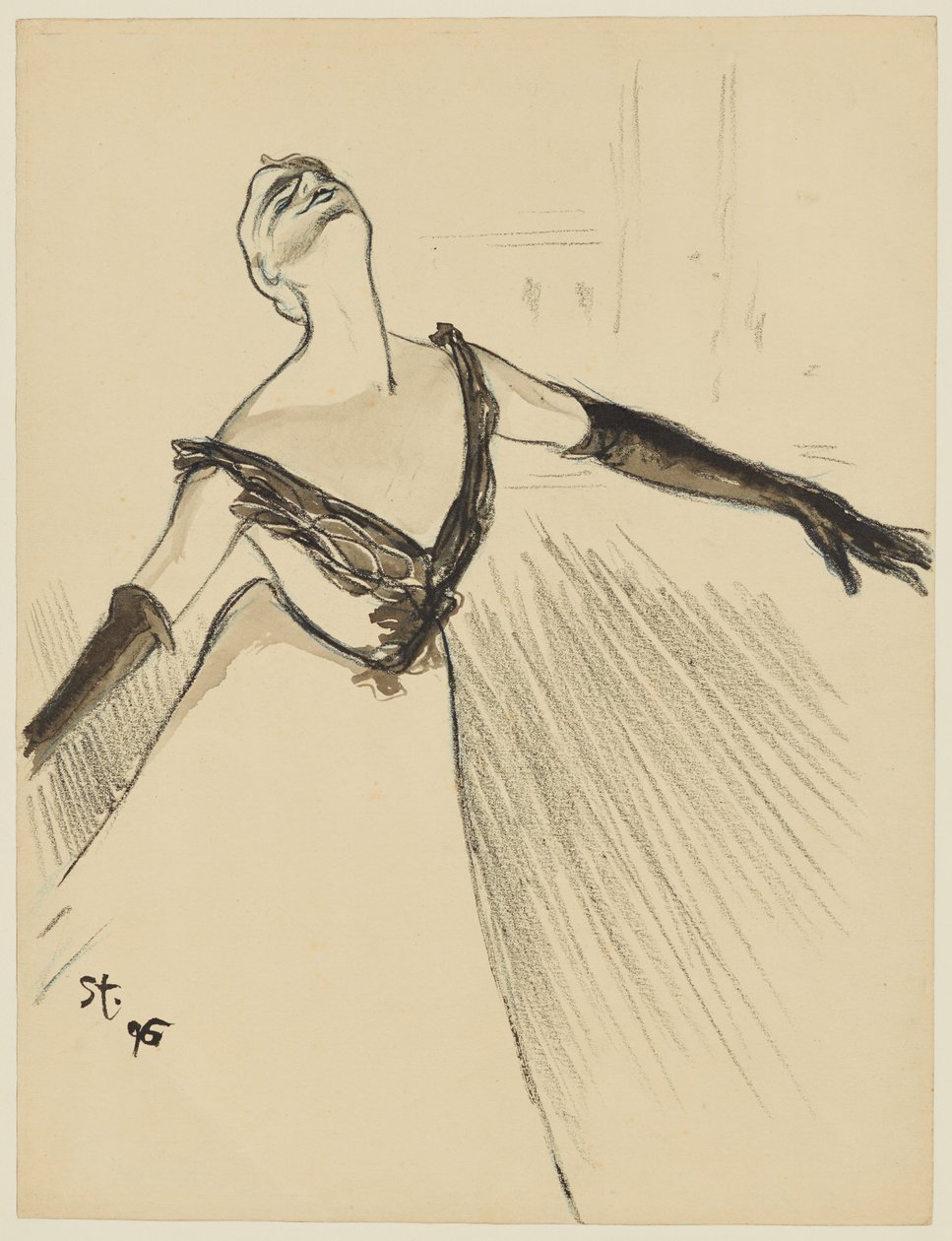 Yvette Guilbert od Théophile Alexandre Steinlen