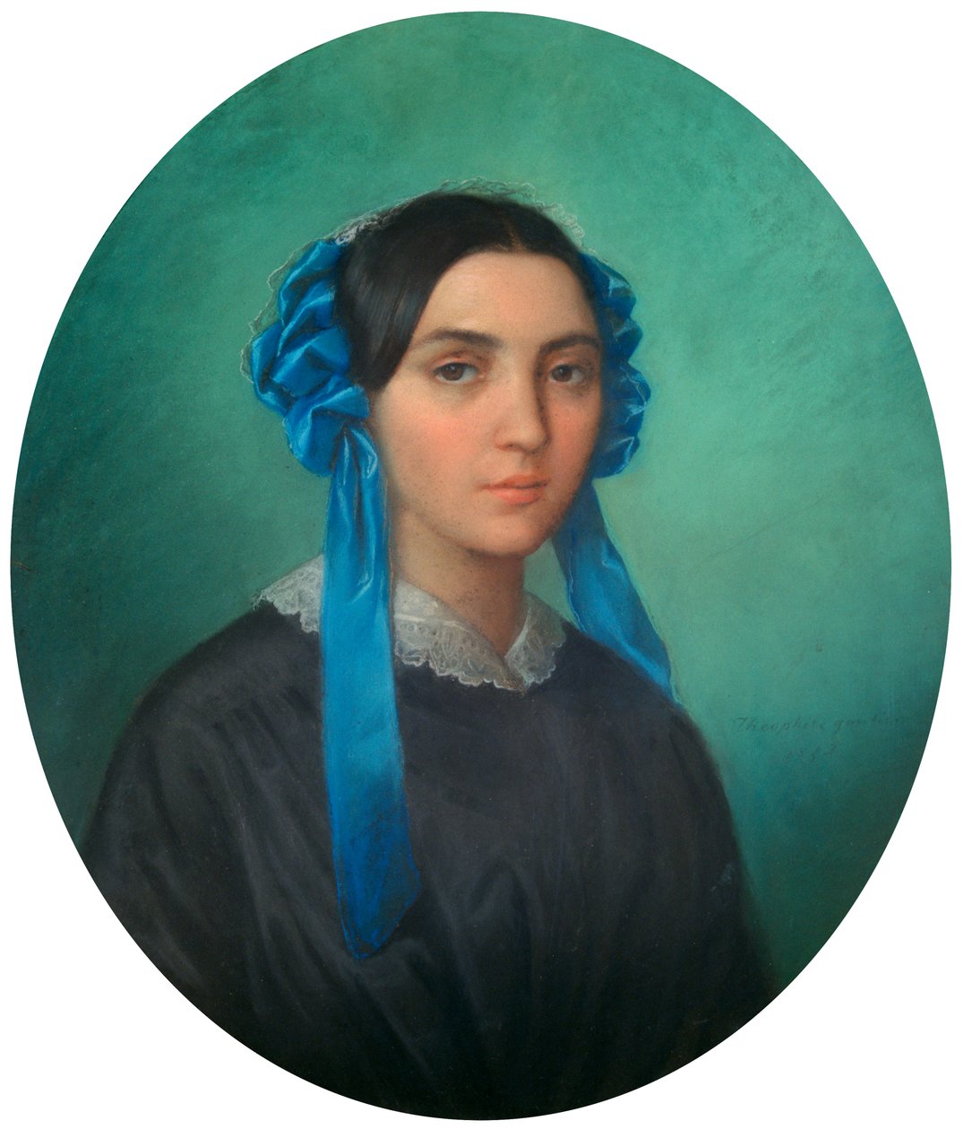 Portrét mladé dívky, 1843 od Theophile Gautier
