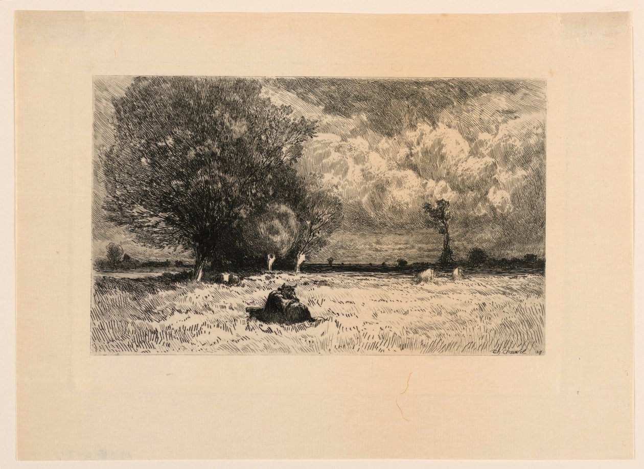 Břehy Loingu od Theophile Narcisse Chauvel