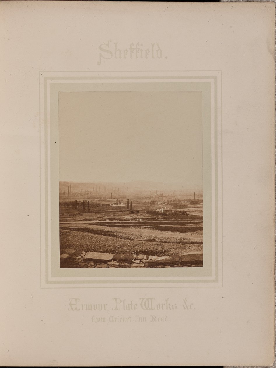 Armour Plate Works c., z ulice Cricket Inn Road od Theophilus Smith