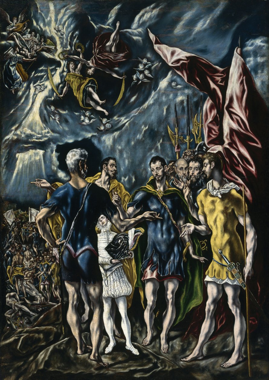 Umučení svatého Maurice, kolem 1600-25 od Theotocopoulos Jorge Manuel c.1578 1631 Theotocopoulos Jorge Manuel c.1578 1631
