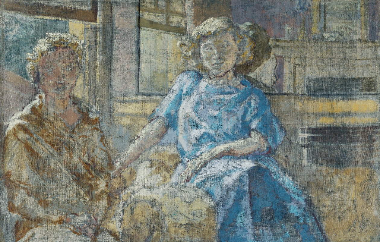 Modré šaty od Therese Lessore