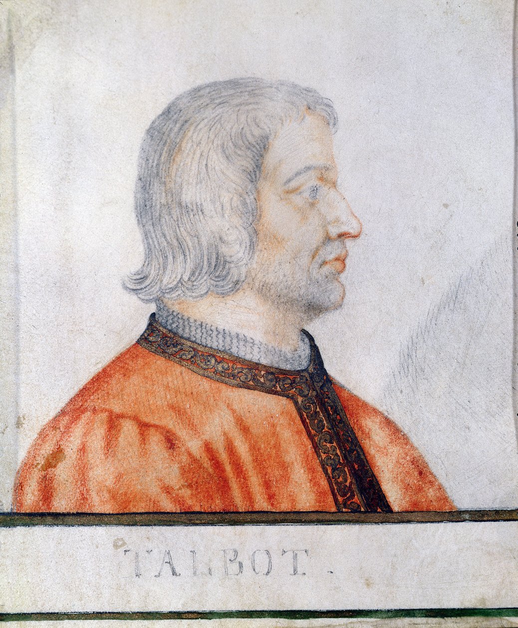John Talbot (1388-1453) 1. hrabě ze Shrewsbury (wc na papíře) od Thierry Bellange