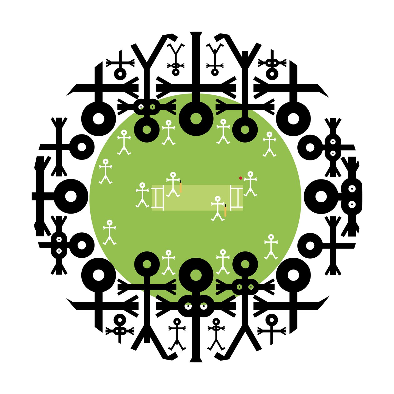 Crowd Icon Cricket, 2006 od Thisisnotme Thisisnotme