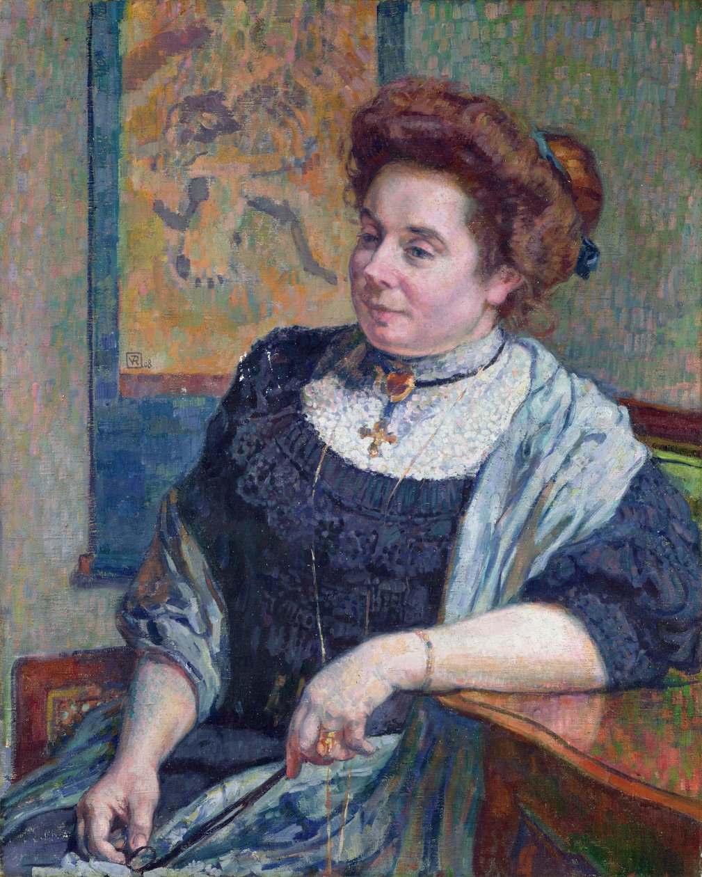 Madame Maurice Denis, 1908 od Théo van Rysselberghe