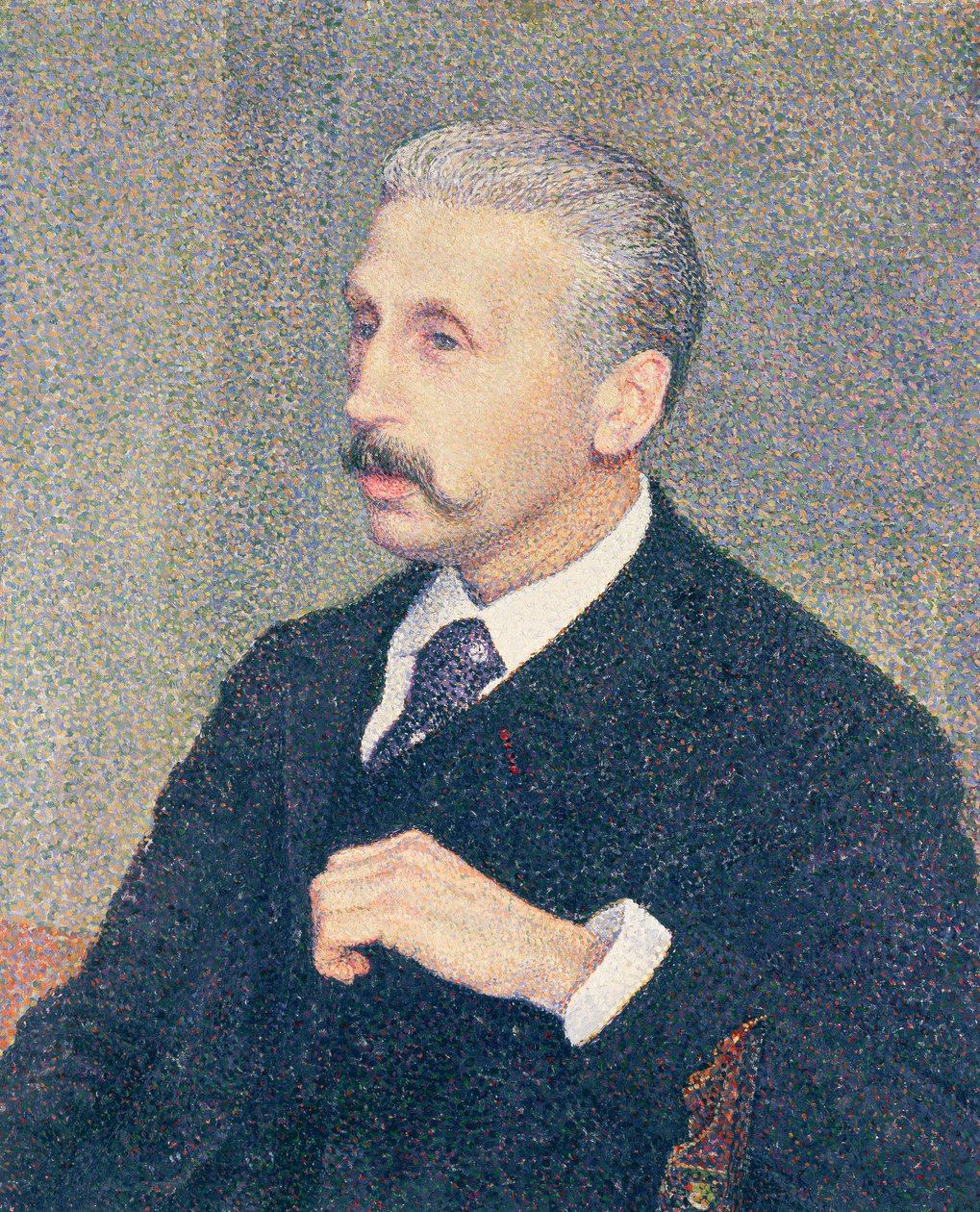 Portrét Augusta Descampse, malířova strýce od Théo van Rysselberghe