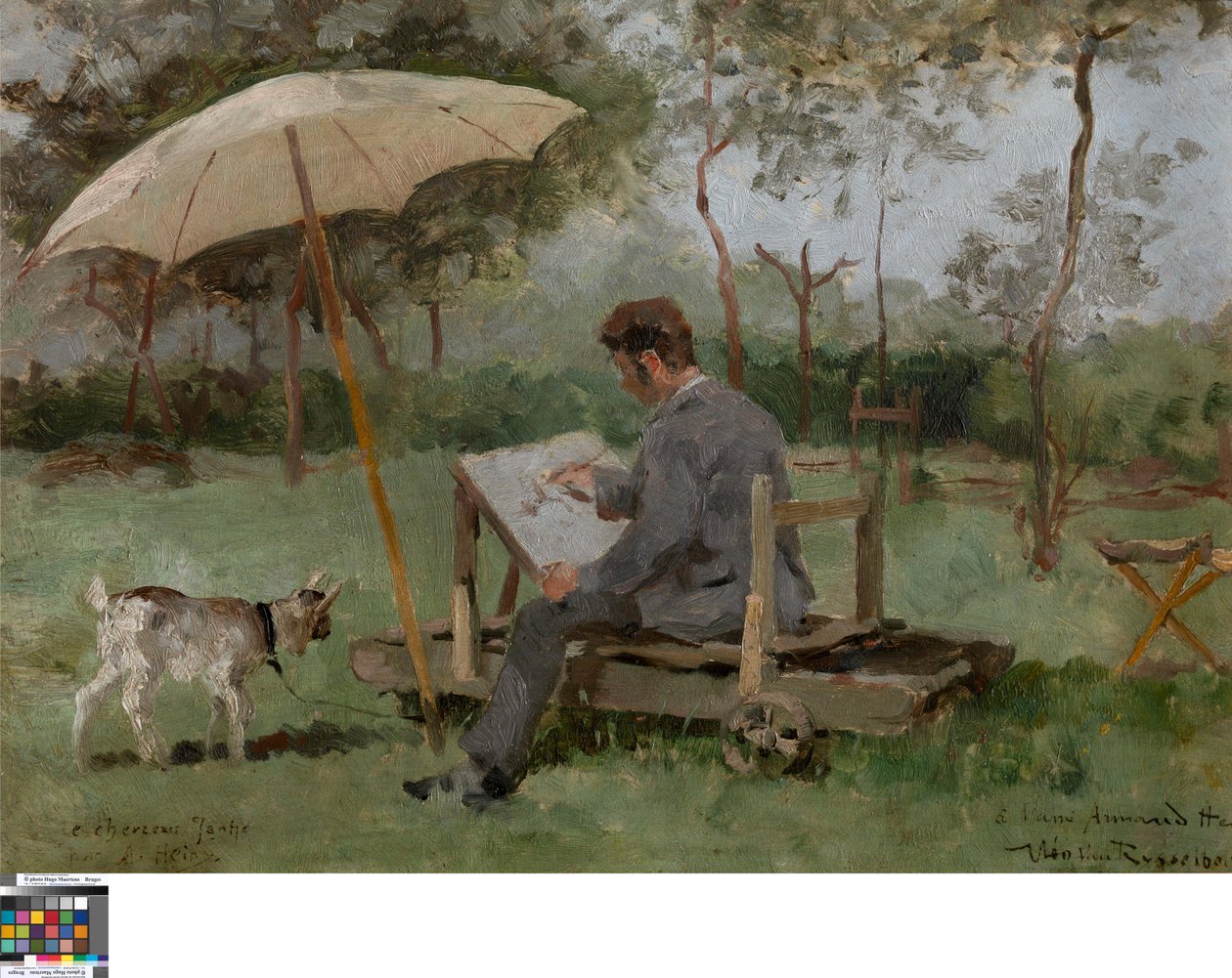 Armand Heins Malování v exteriéru od Théo van Rysselberghe