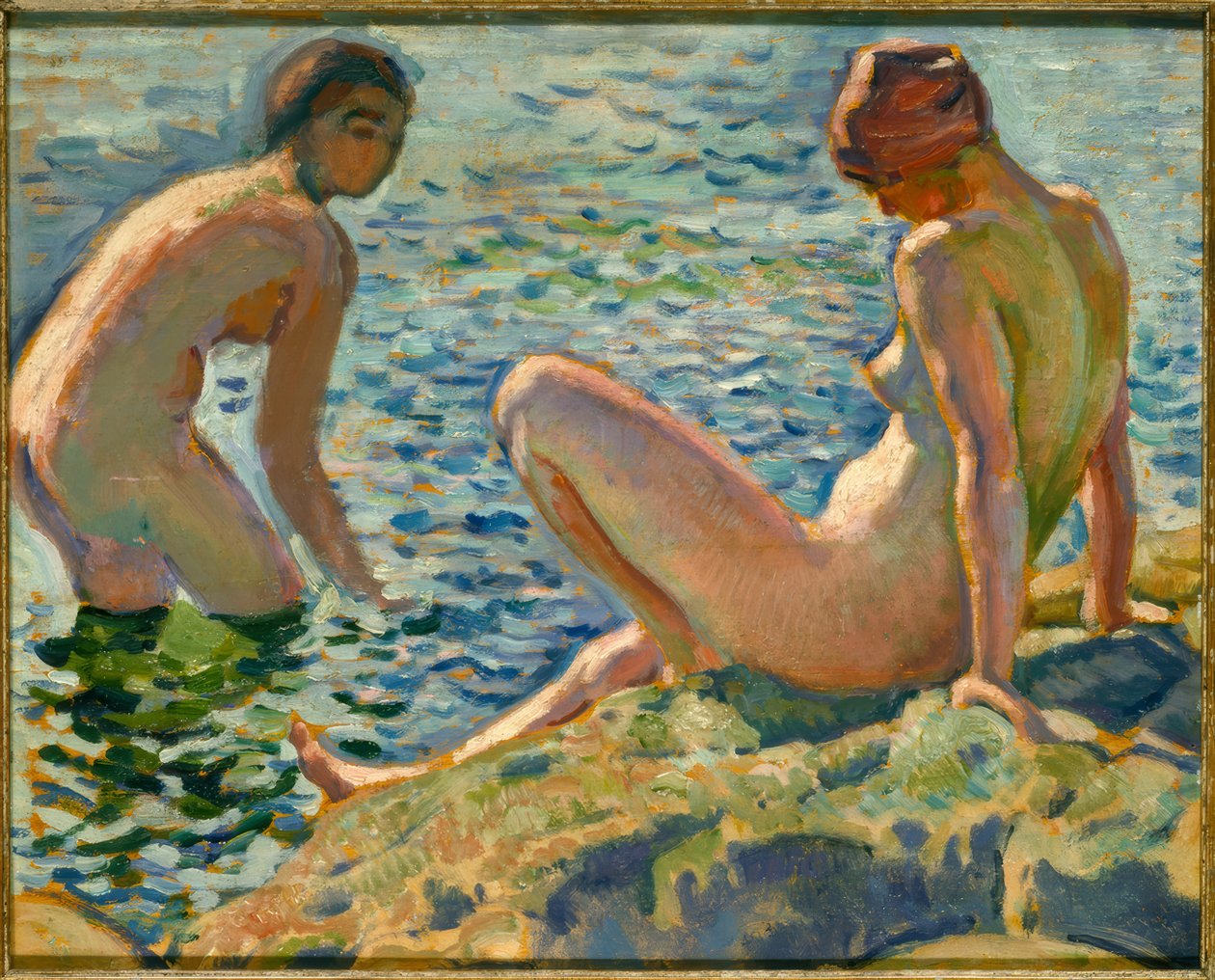 Koupající se od Théo van Rysselberghe