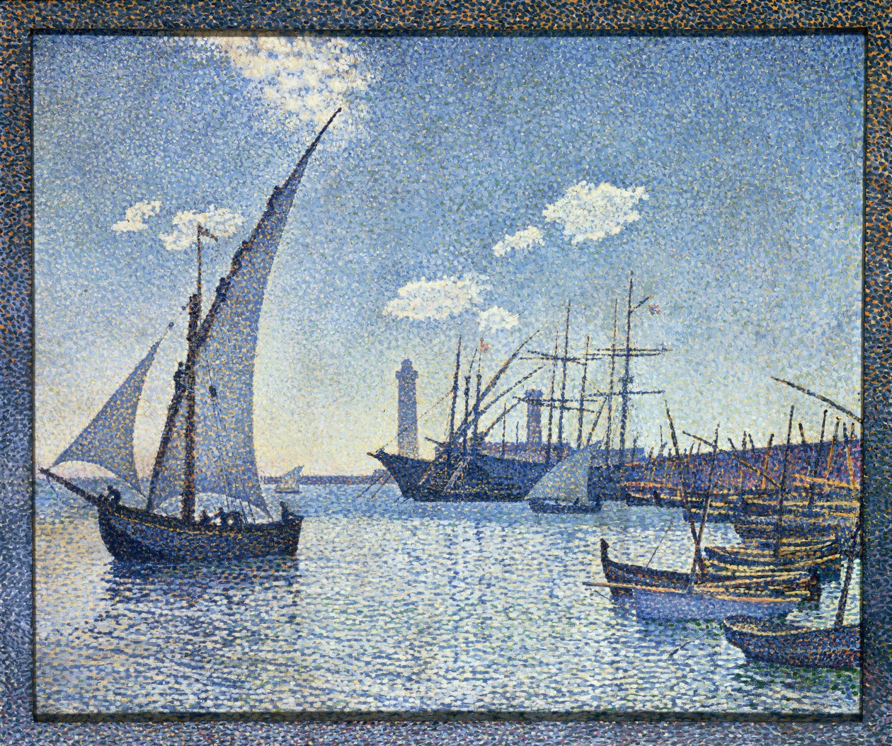 Port of This, Les Tartanes, 1892 od Théo van Rysselberghe