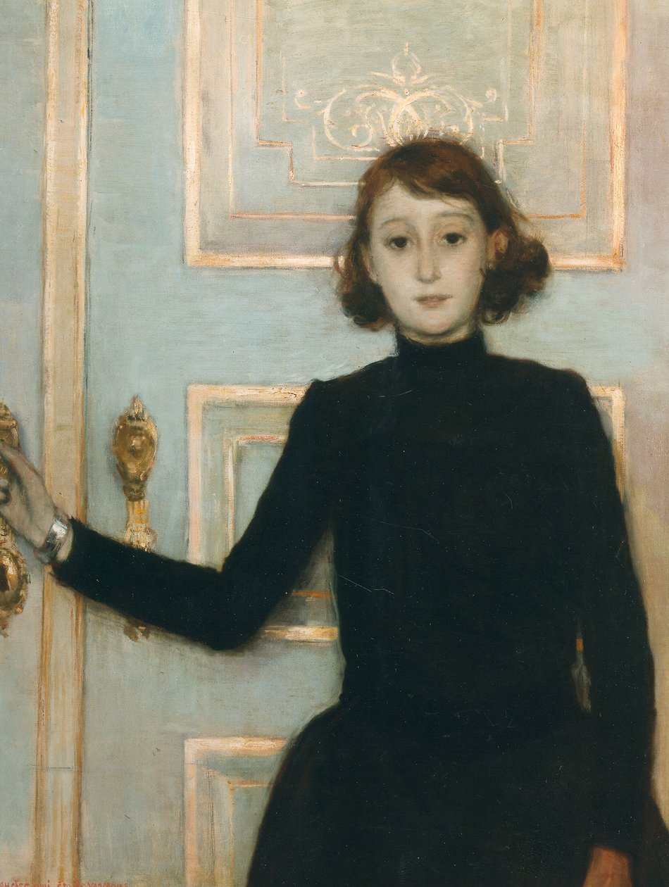 Portrét Marguerite van Mons, 1886. od Théo van Rysselberghe