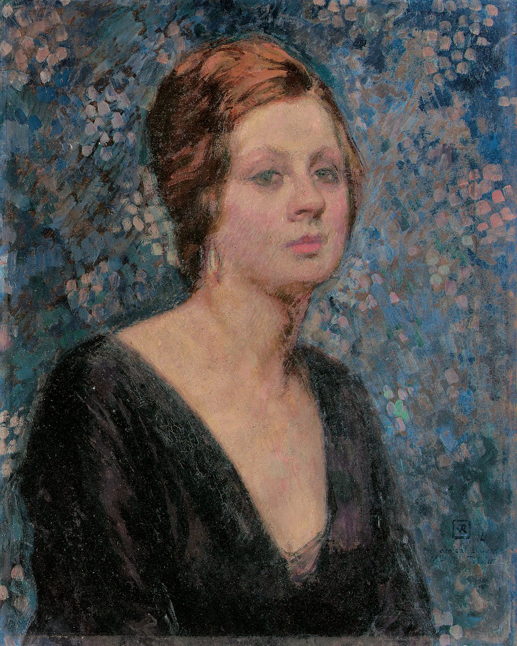 Portrét Valentine Tessier, 1914 od Théo van Rysselberghe