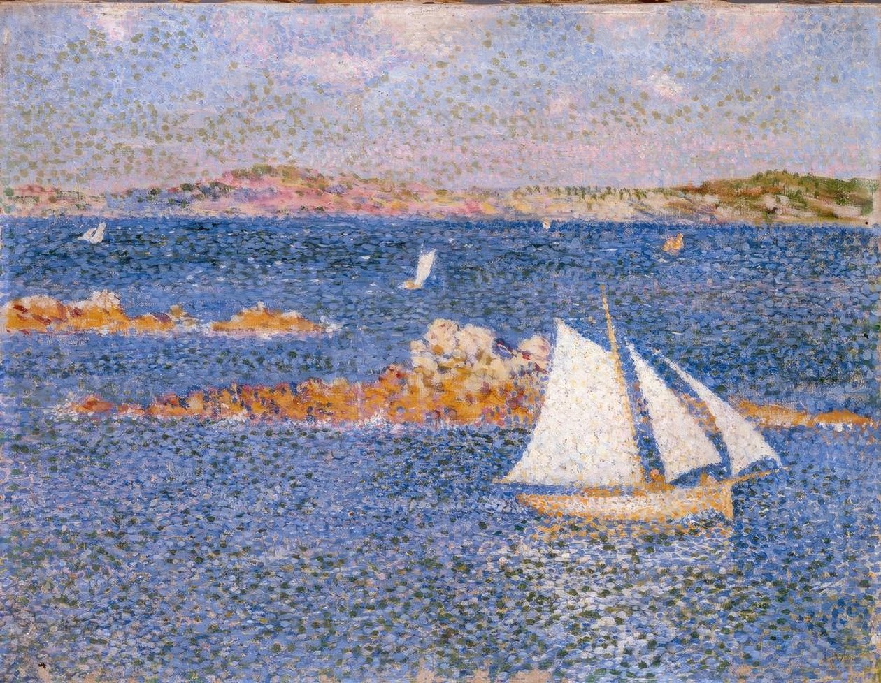 Poblíž skal Per-Kiridec od Théo van Rysselberghe