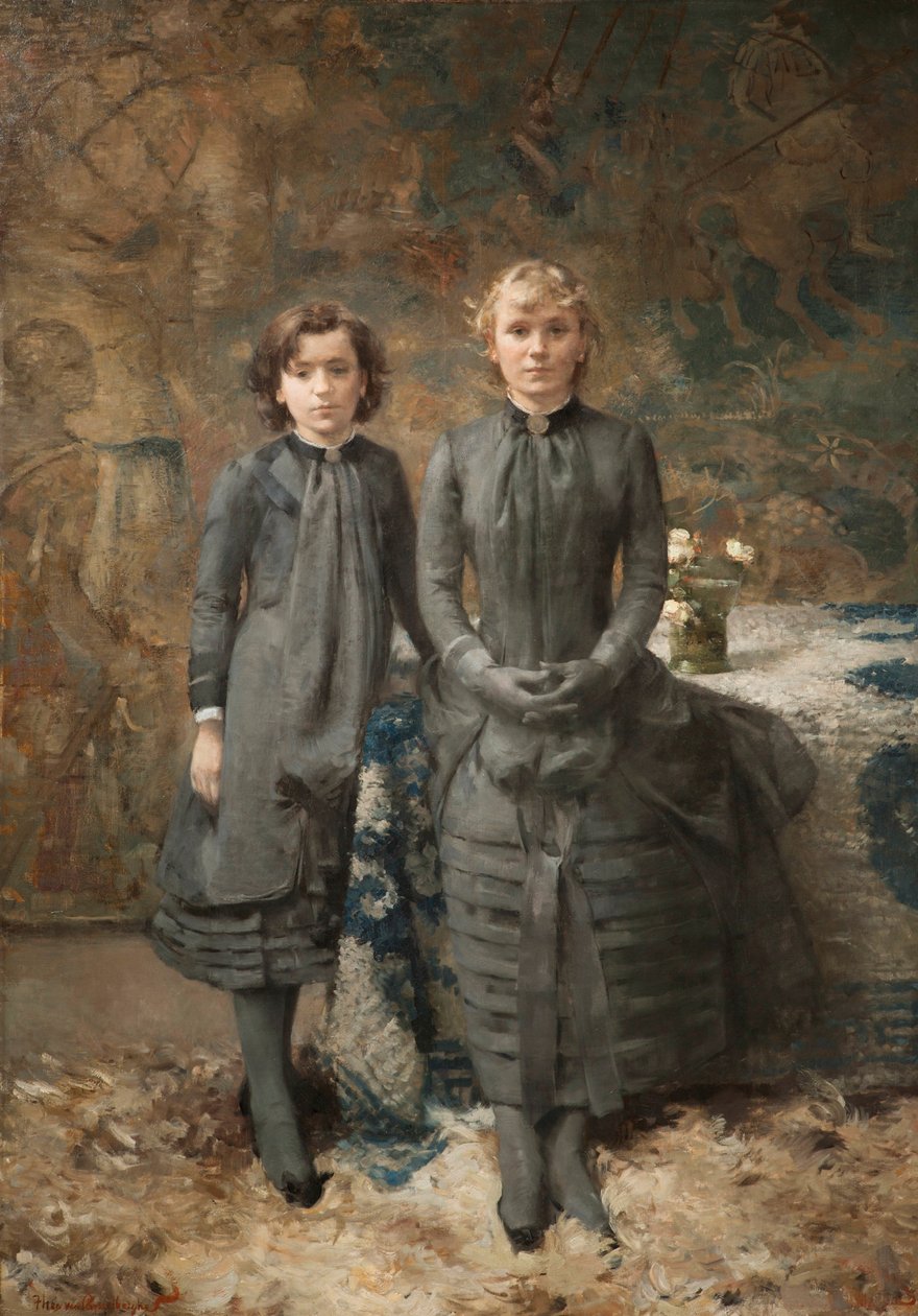 Sestry malíře Schlobacha, 1884. od Théo van Rysselberghe