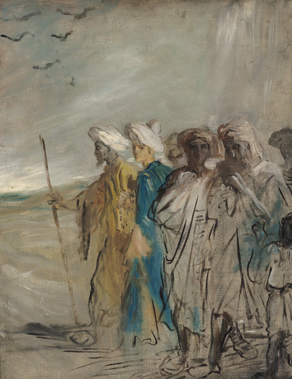 Skupina Arabů aneb Joseph prodaný svými bratry od Théodore Chassériau
