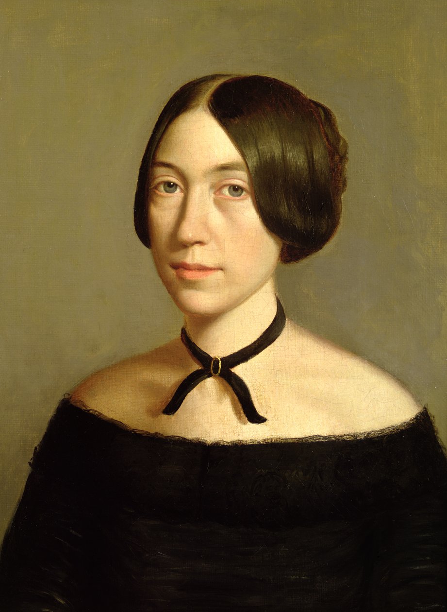 Portrét Madame Victor Mottez, kolem roku 1840 od Théodore Chassériau