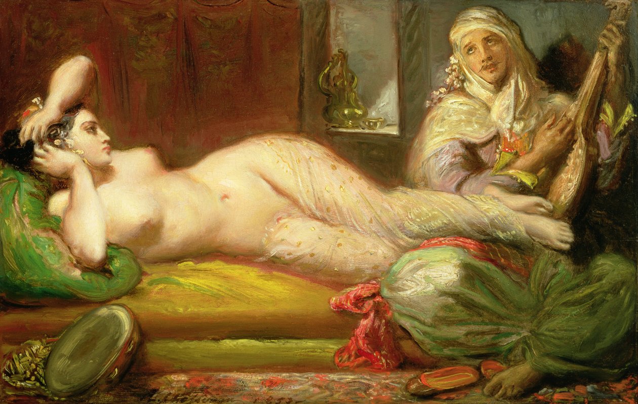 Ležící Odalisque, 1853 od Théodore Chassériau